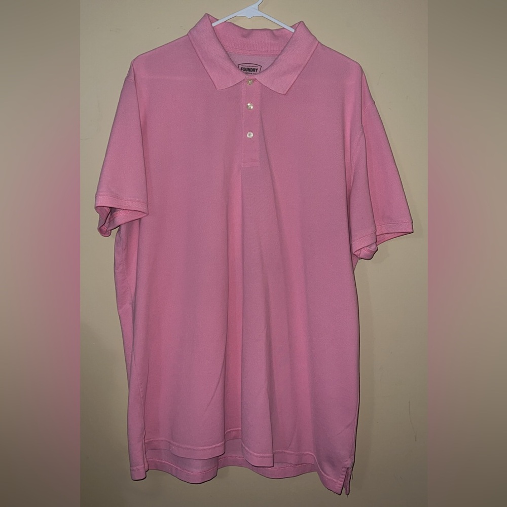 The Foundry Supply Co. Pink Polo Shirt
